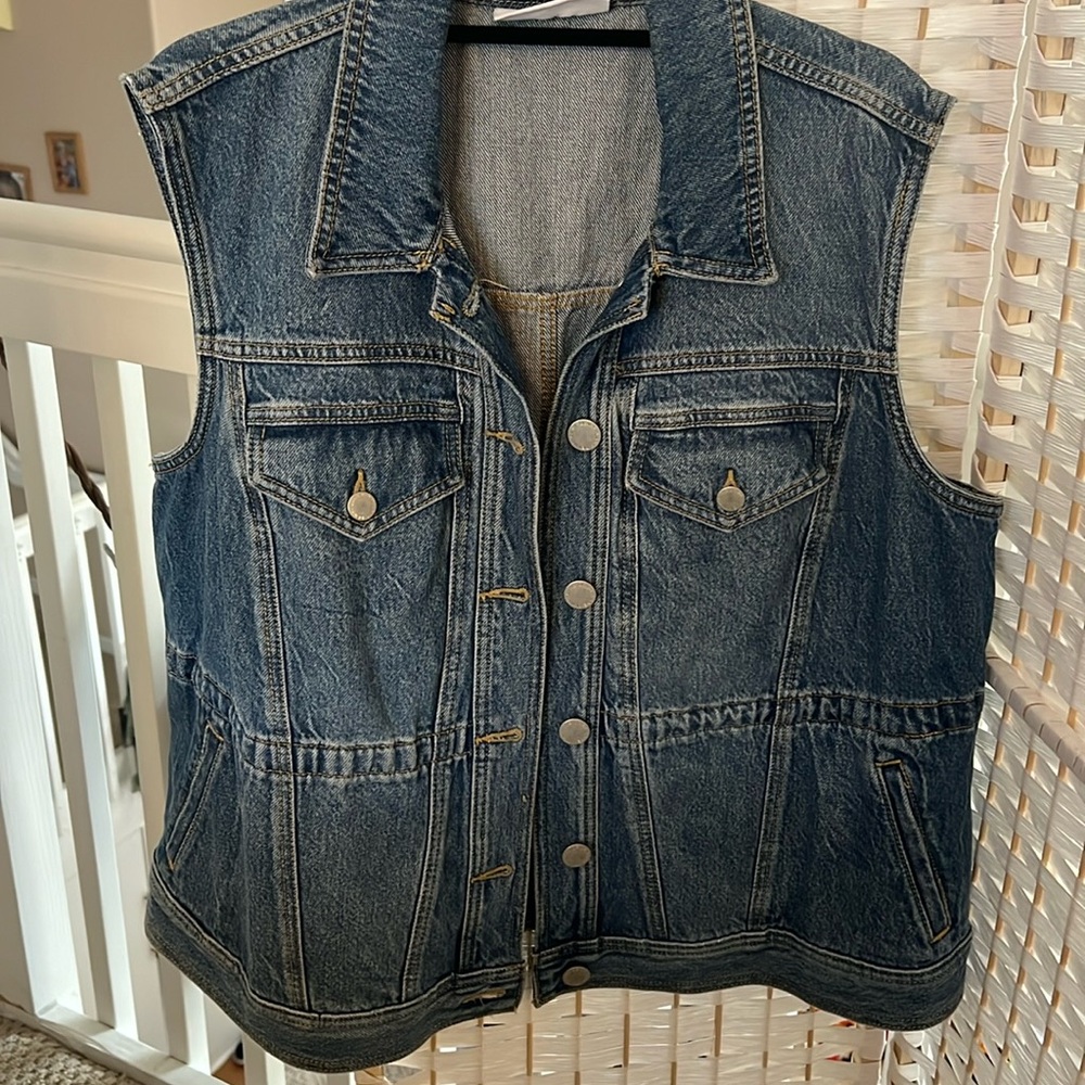 Lane Bryant denim vest - sleeveless - sz 14/16